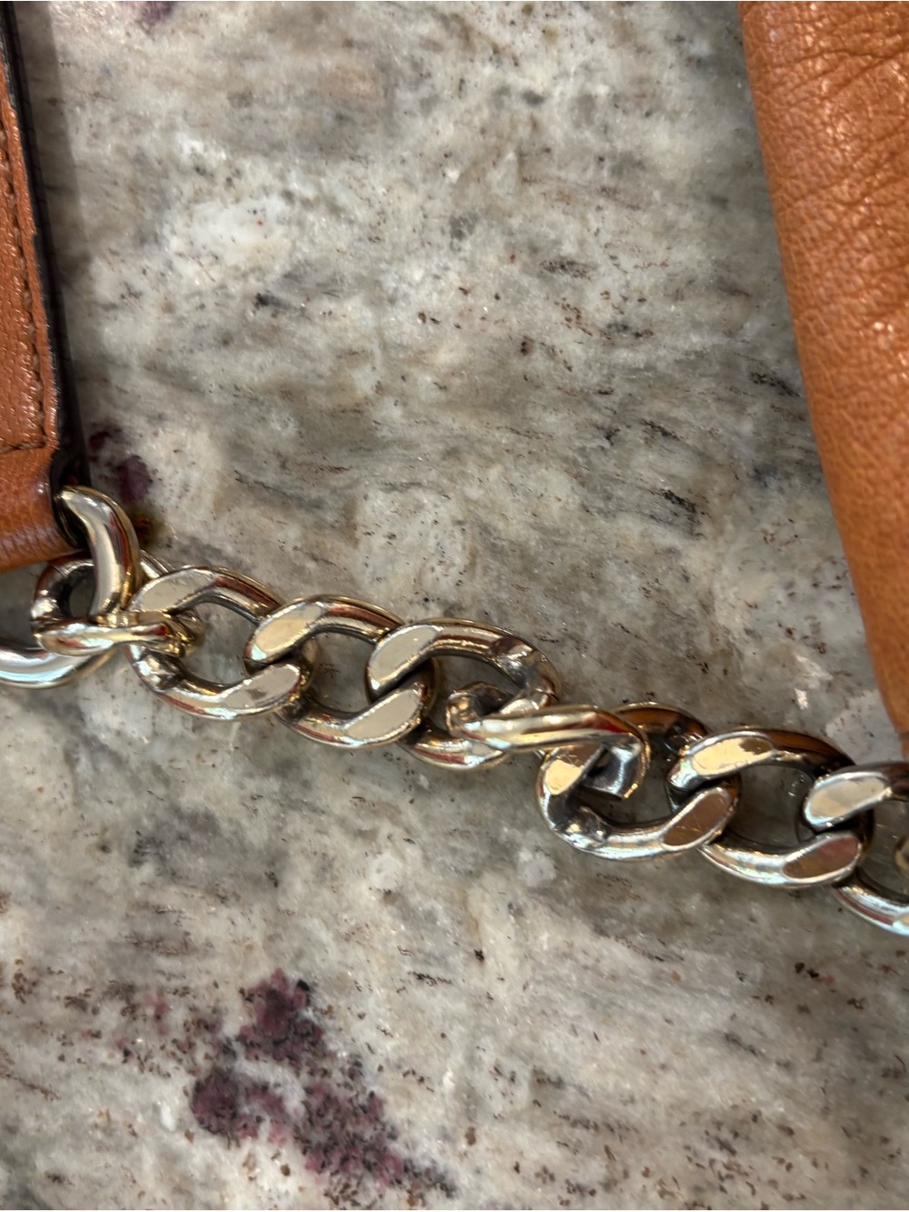 Michael Kors Tan Leather Crossbody with Gold Hardware - Picture 11 of 14